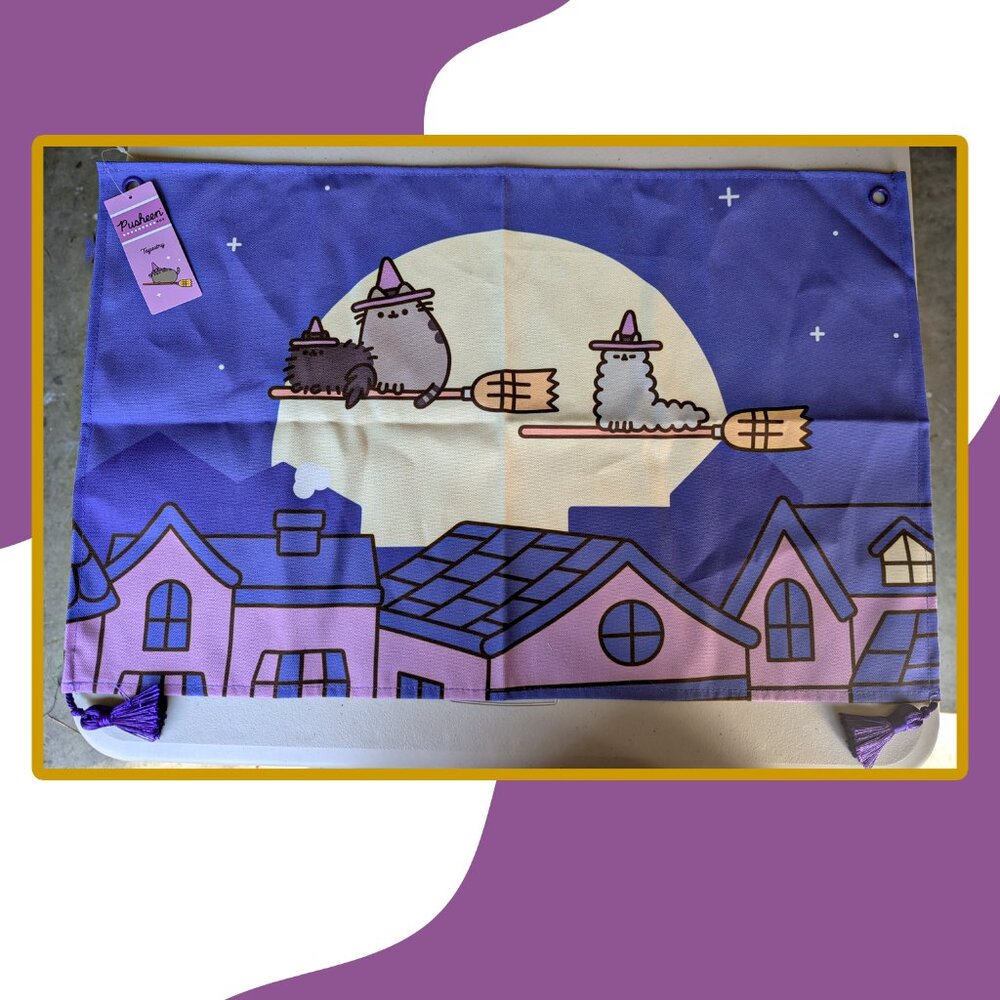 Pusheen Halloween Witch Tapestry (Fall 2024 Box)